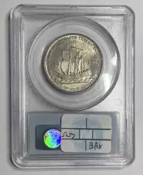 image for: 1924 Huguenot-Walloon 50c 