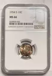 image for: 1954-S 10c 