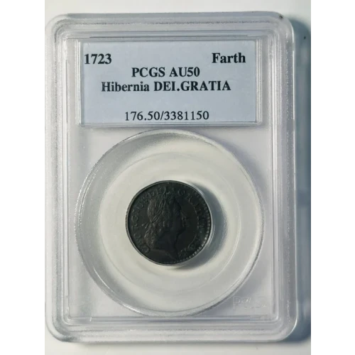 1723 Farthing, DEI. GRATIA. REX