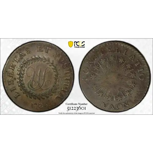 1785 C Nova 1/2P Crosby 2-A, Small Date, BN (3)