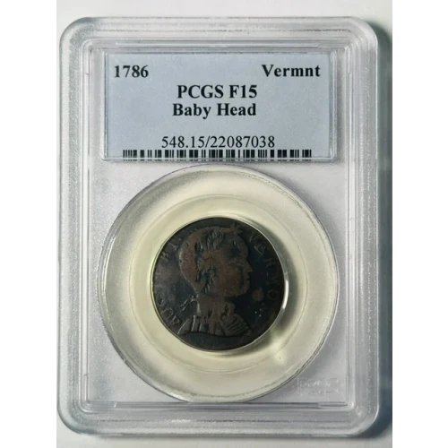 1786 VT 1/2P Baby Head, BN
