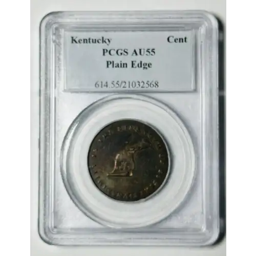 1790s Tkn 1/2P Kentucky, Plain Edge, BN