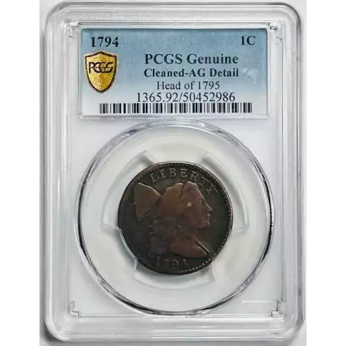 1794 1C Head of 1795, BN (2)