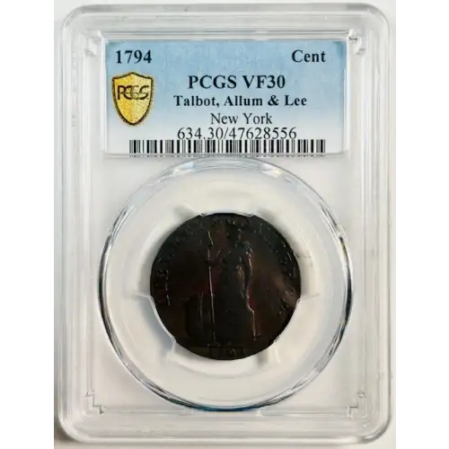 1794 Cent Talbot, Allum & Lee New York, BN (2)