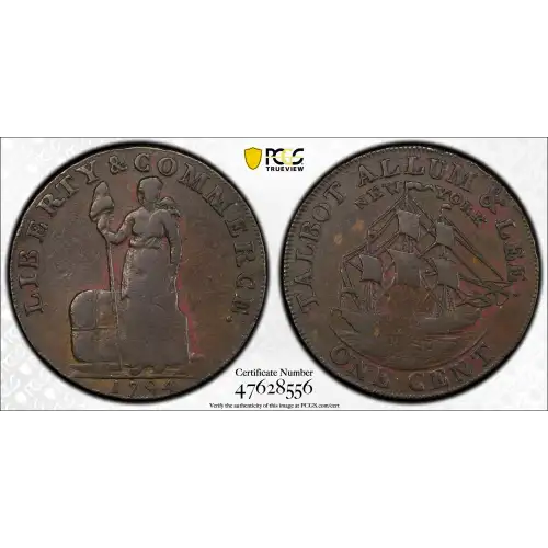 1794 Cent Talbot, Allum & Lee New York, BN (3)
