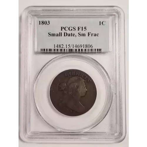 1803 1C Small Date, Small Fraction, BN