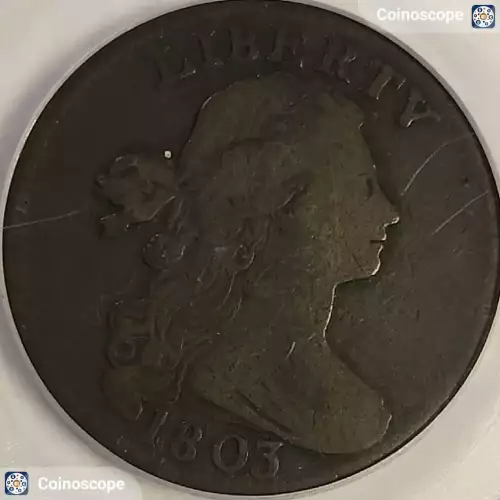 1803 1C Small Date, Small Fraction, BN