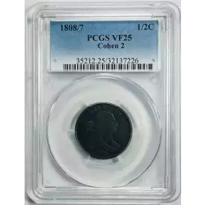 1808/7 1/2C Cohen 2, BN