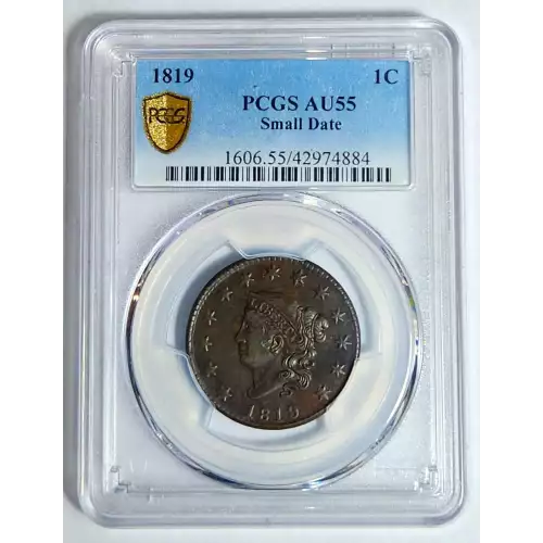 1819 1C Small Date, BN (2)