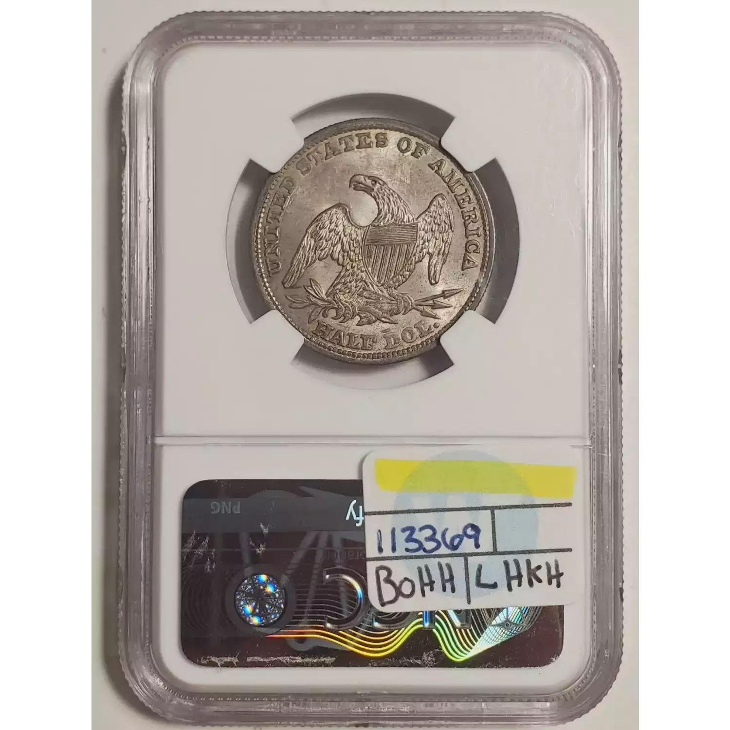 1838 Capped Bust Half Dollars, Reeded Edge NGC MS-62 - Bob Paul Rare Coins