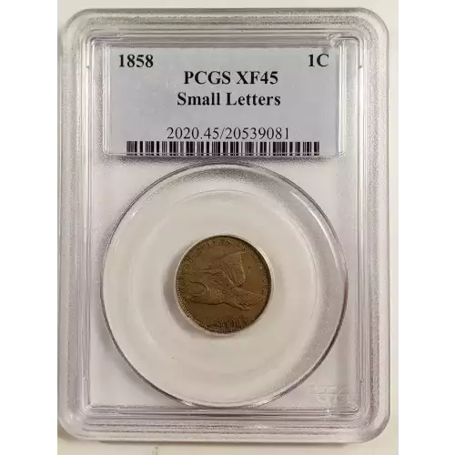 1858 1C Small Letters