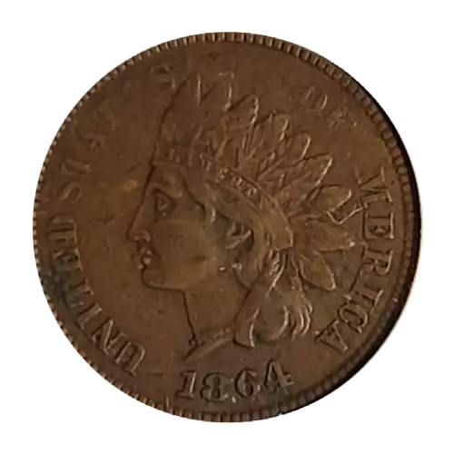 1864 1C L on Ribbon, BN (2)