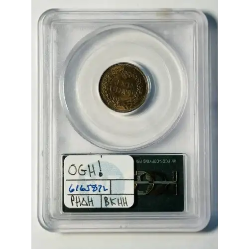 1864 1C L on Ribbon, RB (2)