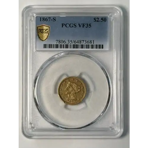 1867-S $2.50 (3)