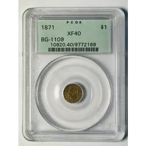 1871 G$1 BG-1109