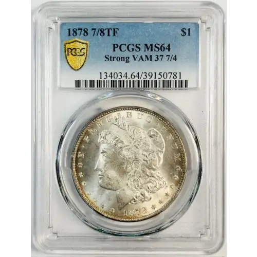 1878 7/8TF $1 Strong, VAM 37, 7/4 (3)