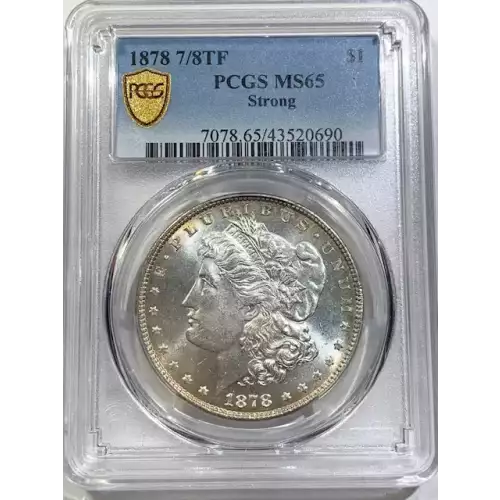 1878 7/8TF $1 Strong