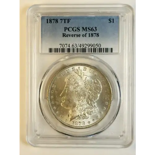 1878 7TF $1 Reverse of 1878