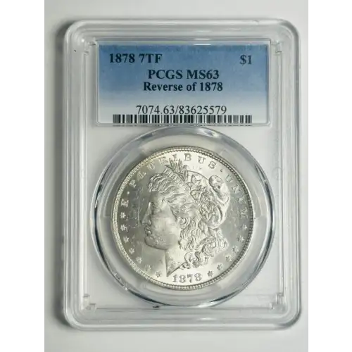 1878 7TF $1 Reverse of 1878