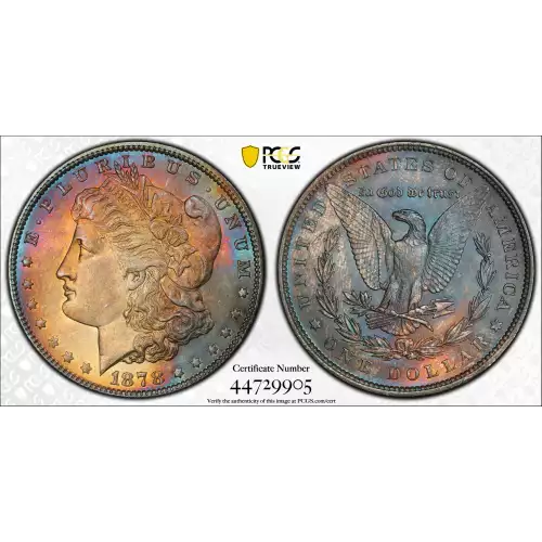 1878 7TF $1 Reverse of 1879