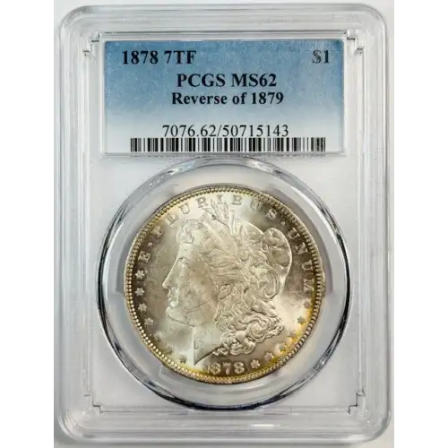 1878 7TF $1 Reverse of 1879