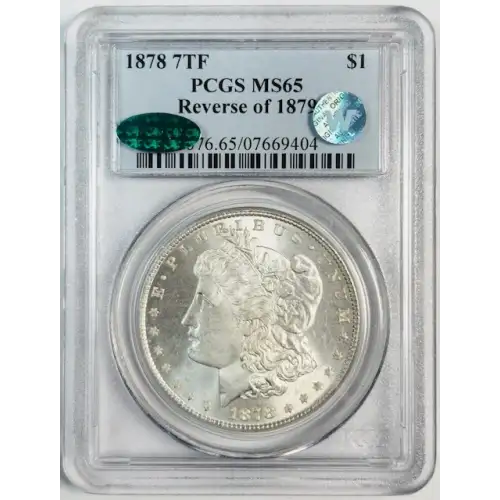 1878 7TF $1 Reverse of 1879