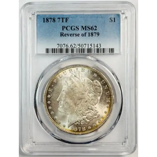 1878 7TF $1 Reverse of 1879