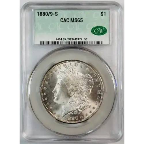 1880/9-S Overdate $1