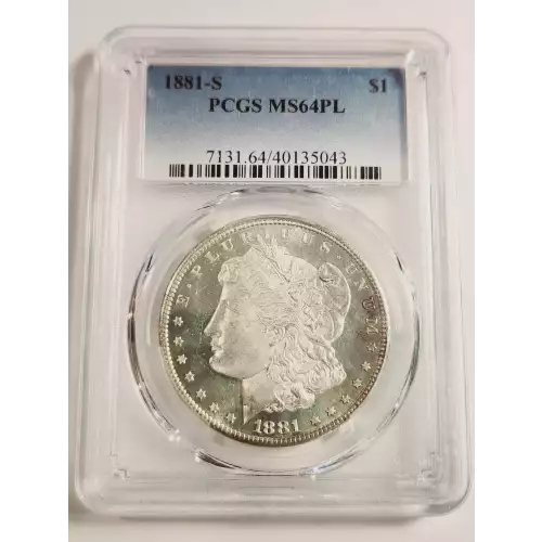 1881-S $1, PL