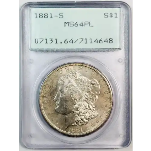 1881-S $1, PL
