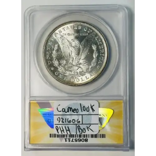 1881 S Morgan Silver Dollar ANACS MS-63 Obverse Proof Like- CAMEO look (2)