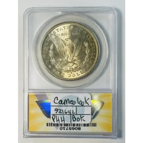 1881 S Morgan Silver Dollar ANACS MS-63 Obverse Proof Like- CAMEO look (2)