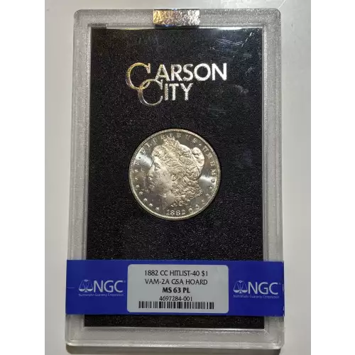 1882 CC VAM-2A GSA HOARD PL