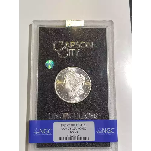 1882 CC VAM-2B GSA HOARD 