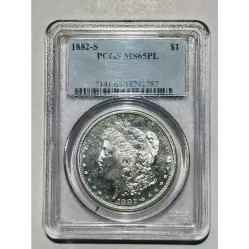 1882-S $1, PL