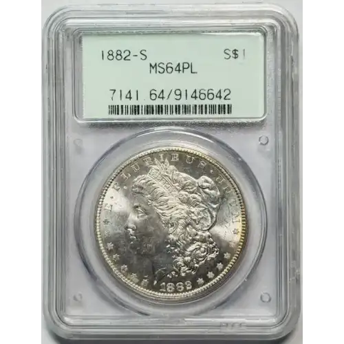 1882-S $1, PL