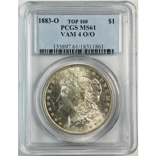 1883-O $1 VAM 4, O/O TOP 100