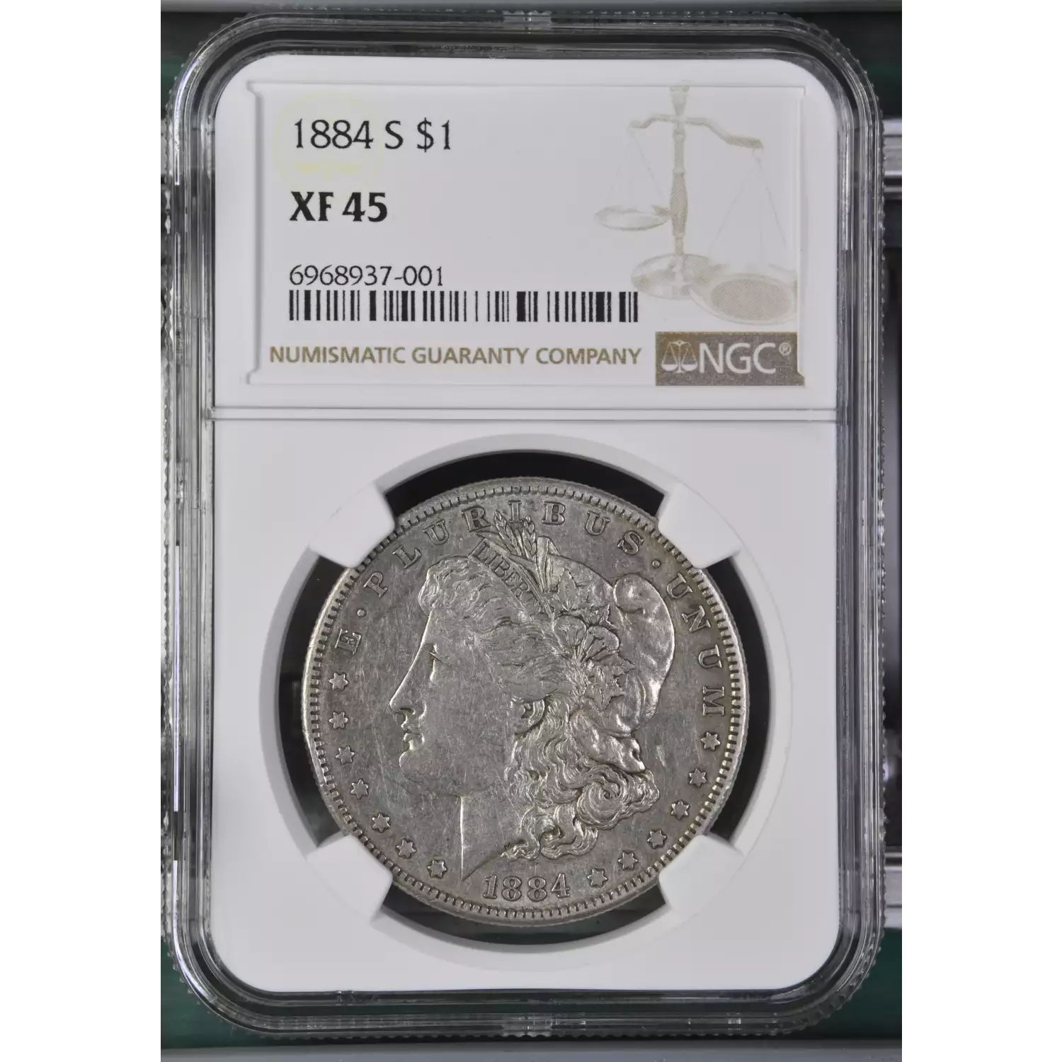 1884-S Morgan Silver Dollar NGC XF-45 - Bob Paul Rare Coins