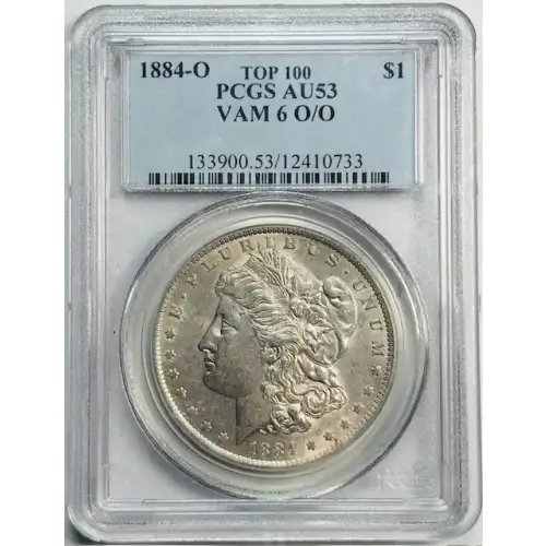 1884-O $1 VAM 6, O/O TOP 100