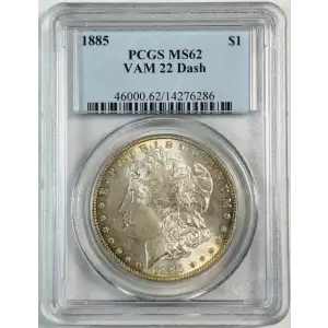 1885 $1 VAM 22 Dash Hit List