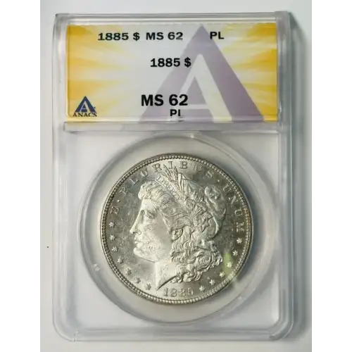 1885 P Morgan Silver Dollar ANACS Proof Like!