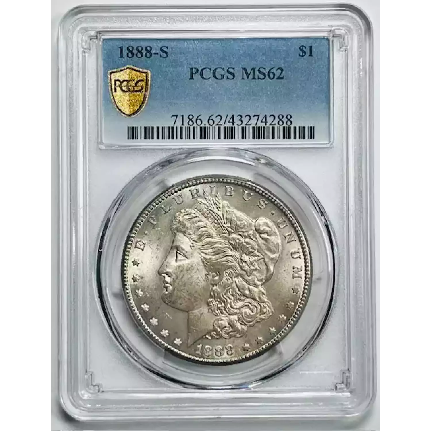 1888-S Morgan Silver Dollar PCGS MS-62 - Bob Paul Rare Coins