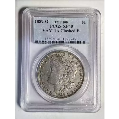 1889-O $1 VAM 1A Clashed E