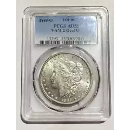 1889-O $1 VAM 2 Oval O