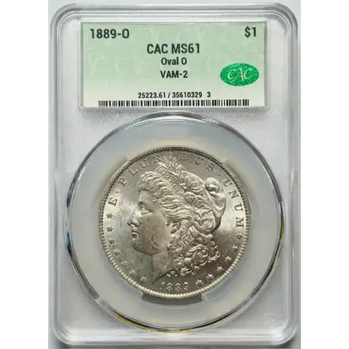 1889-O Oval O $1 VAM-2