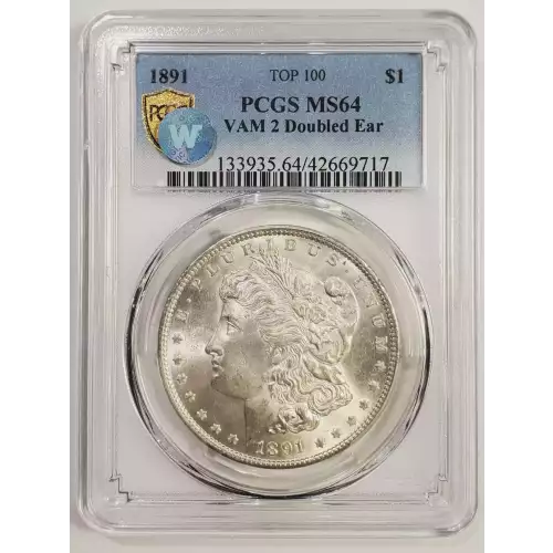 1891 $1 VAM 2 Doubled Ear (2)