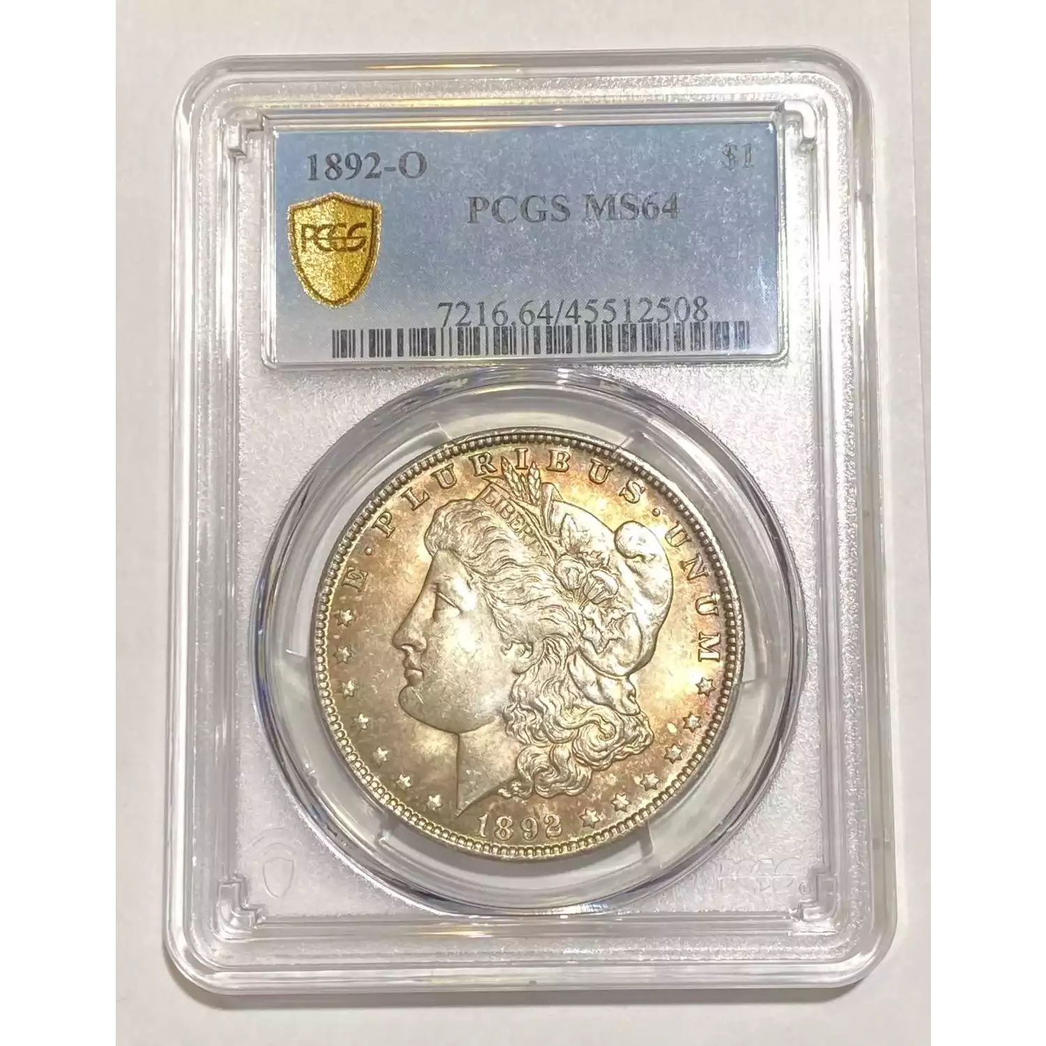 1892-O Morgan Silver Dollar PCGS MS-64 - Bob Paul Rare Coins