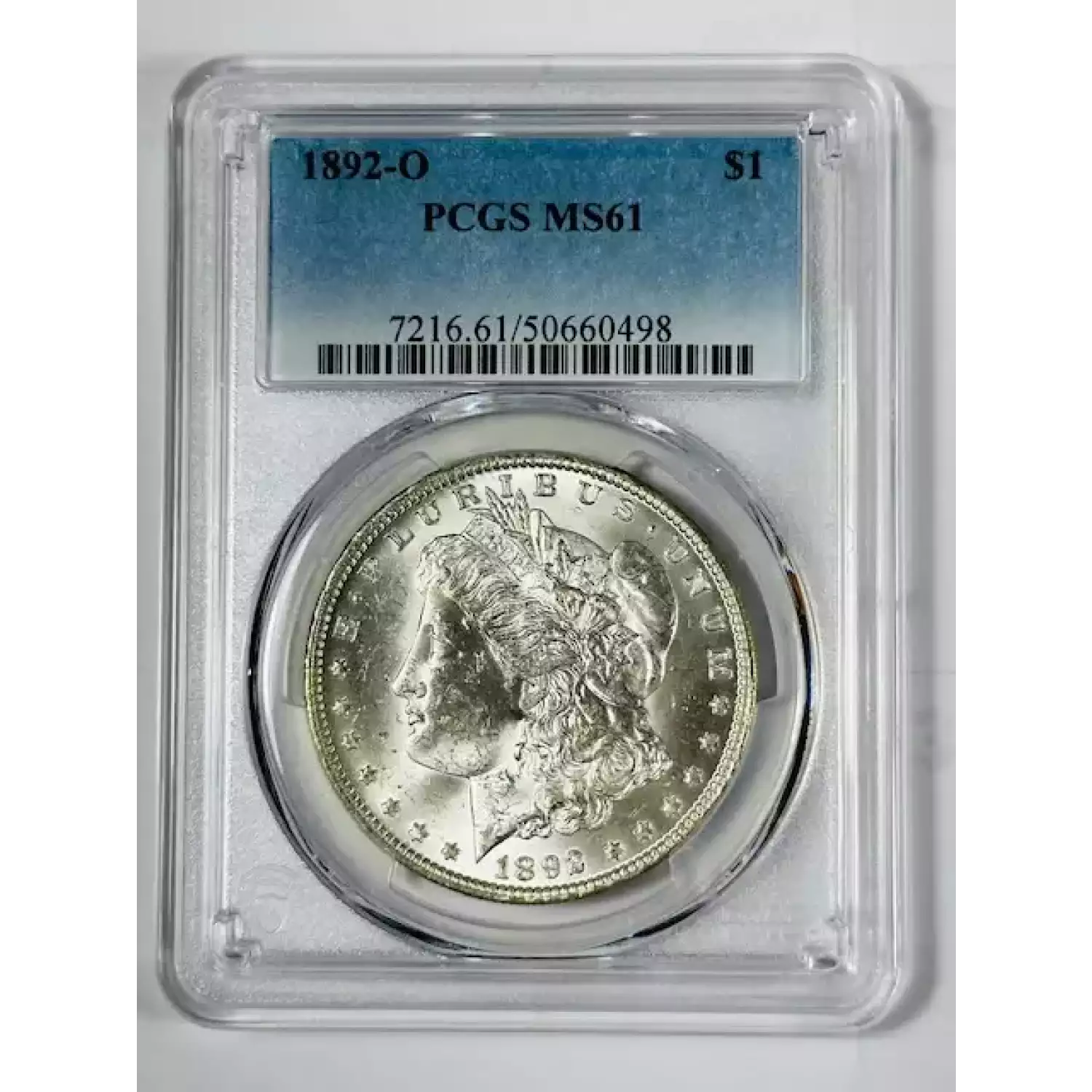 1892-O Morgan Silver Dollar PCGS MS-61 - Bob Paul Rare Coins