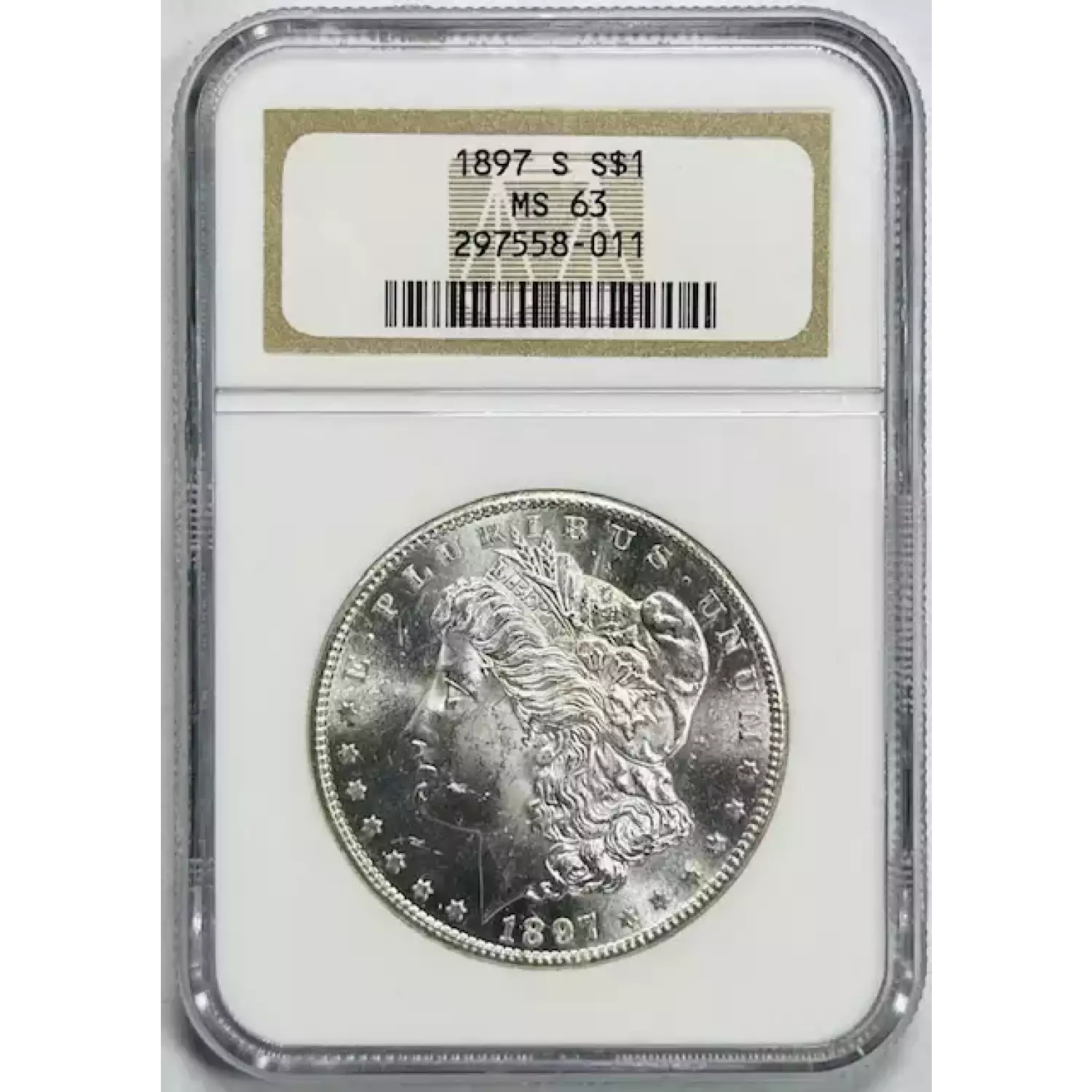 1897-S Morgan Silver Dollar NGC MS-63 - Bob Paul Rare Coins
