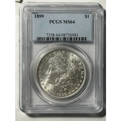1899 Morgan Silver Dollar PCGS MS-64